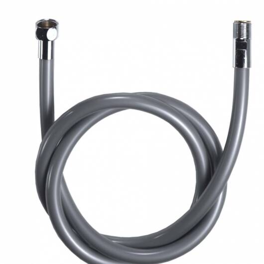 Grey PVC Flexible hose 120 cm
