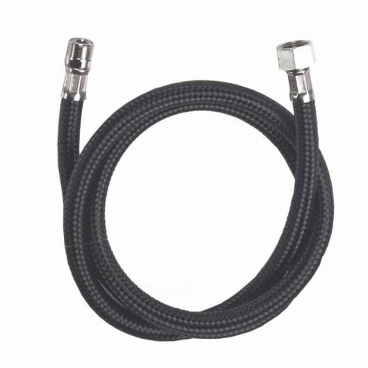 Black Nylon Flexible hose 120 cm
